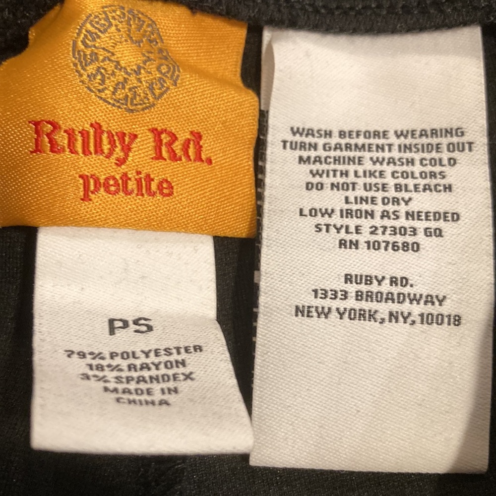 Black Ruby Rd. Pants - Picture 3 of 4